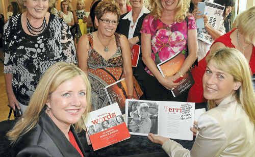 Former Tweed Daily News cadet Karen Phillips at the Queensland launch of her book with Terri Irwin yesterday. Former Tweed Daily News cadet Karen Phillips at the Queensland launch of her book with Terri Irwin yesterday.